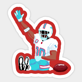 Tyreek Hill - red Sticker